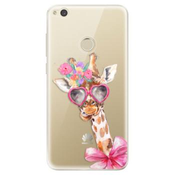 Odolné silikonové pouzdro iSaprio - Lady Giraffe - Huawei P9 Lite 2017