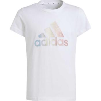 adidas BIG LOGO T-SHIRT Dívčí triko, bílá, velikost