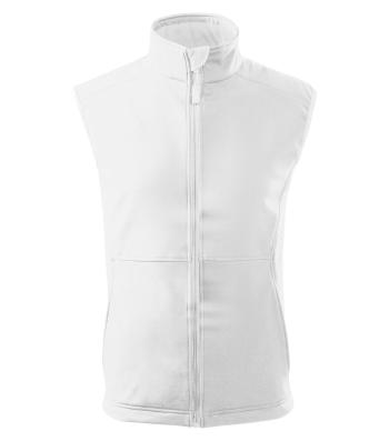 MALFINI Pánská softshellová vesta Vision - Bílá | XXL