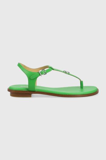 Kožené sandály MICHAEL Michael Kors Mallory dámské, zelená barva, 40S1MAFA2L