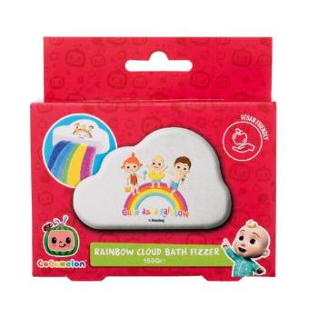 Cocomelon Cocomelon Rainbow Cloud Bath Fizzer 150 g bomba do koupele pro děti