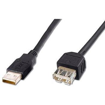 PremiumCord USB 2.0 prodlužovací 2m černý (kupaa2bk)