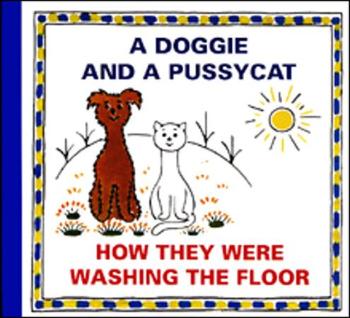 A Doggie and a Pussycat How They Were Washing the Floor - Čapek Josef