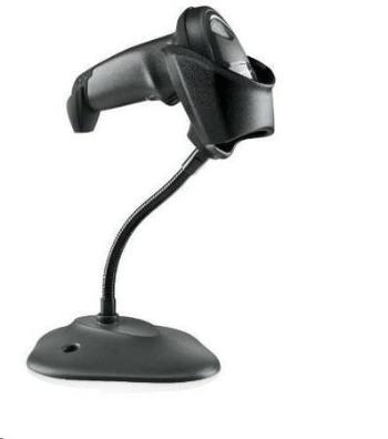 Zebra čtečka DS4608 SR 2D black + USB kabel, stojánek, DS4608-SR7U2100SGW