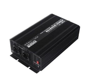 Měnič napětí Carspa CAR3KU-24 24V/230V+USB 3000W, modifikovaná sinus