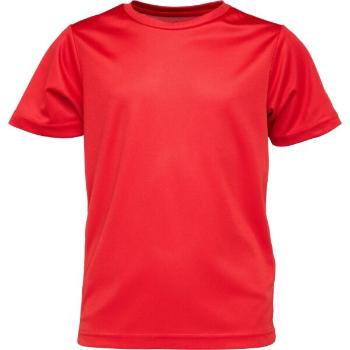 Puma BLANK BASE TEE Dětské fotbalové tričko, červená, velikost