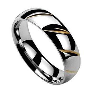 NUBIS® NSS3001 Pánský snubní prsten ocel - velikost 55 - NSS3001-55