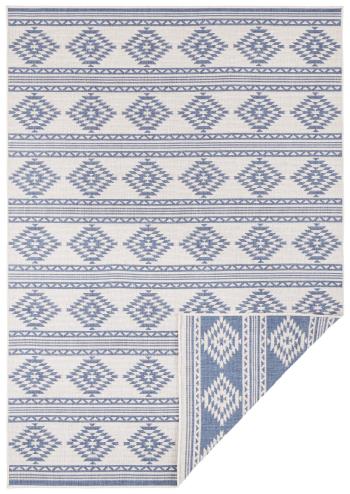 Mujkoberec Original Kusový koberec Mujkoberec Original Nora 103741 Blue, Creme - 160x230 cm Modrá