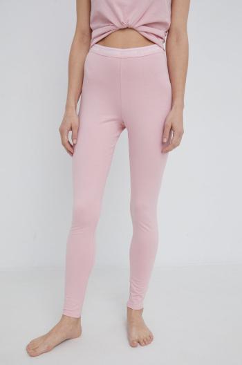 Legíny Calvin Klein Underwear dámské, růžová barva