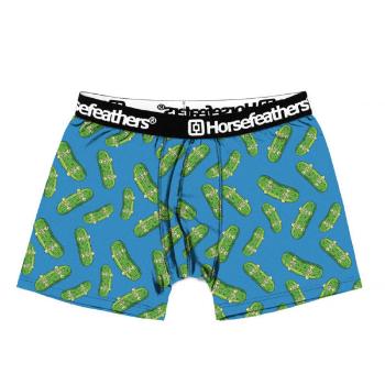 Horsefeathers SINDEY BOXER SHORTS (PICKLES) Pánské boxerky, modrá, velikost S