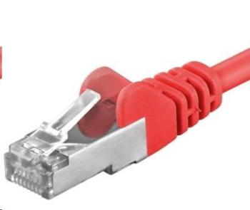 PREMIUMCORD Patch kabel CAT6a S-FTP, RJ45-RJ45, AWG 26/7 0, 5m červená