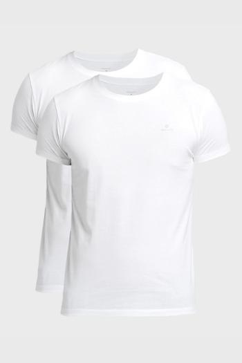 SPODNÍ PRÁDLO GANT C-NECK T-SHIRT 2-PACK bílá M