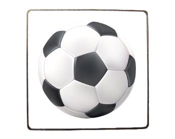 Magnet čtverec kov Football
