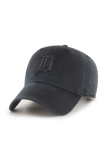 Bavlněná čepice 47brand Mlb Detroit Tigers černá barva, s aplikací