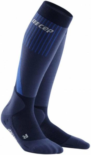 CEP Winter Compression Tall Navy II Běžecké ponožky