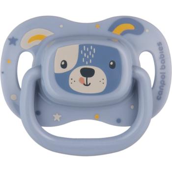 Canpol babies Cute Animals Soother 0-6m dudlík Blue 1 ks