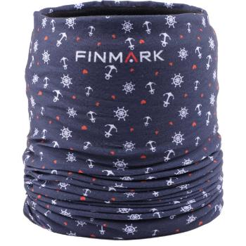 Finmark FSW-127 Dětský multifunkční šátek, tmavě modrá, velikost UNI