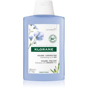 Klorane Len Bio šampon pro jemné a zplihlé vlasy 200 ml