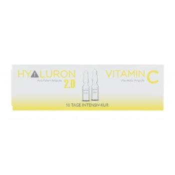 ALCINA Hyaluron 2.0 + Vitamin C Ampulle dárková kazeta regenerační kúra 5 x 1 ml + regenerační kúra Vitamin C 5 x 1 ml na všechny typy pleti