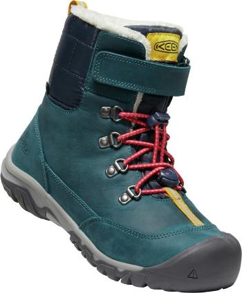 Keen GRETA BOOT WP YOUTH blue coral/pink peacock Velikost: 34 dětské boty