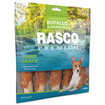 Pochoutka RASCO Premium tyčinka bůvolí obalená kuřecím masem 500 g