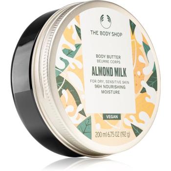 The Body Shop Almond Milk výživné tělové máslo pro suchou a citlivou pokožku 200 ml