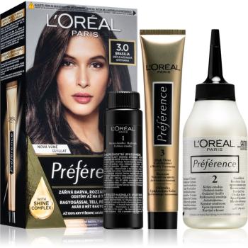 L’Oréal Paris Préférence barva na vlasy odstín 3.0 Brasilia