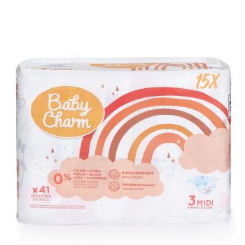 Baby Charm Super Dry Flex 3 Midi 4-9 kg 615 ks