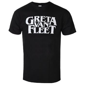 Tričko metal ROCK OFF Greta Van Fleet Logo černá XL