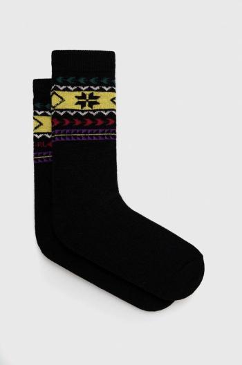 Ponožky ze směsi vlny Polo Ralph Lauren černá barva