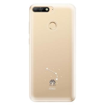 Odolné silikonové pouzdro iSaprio - čiré - Beran - Huawei Y6 Prime 2018