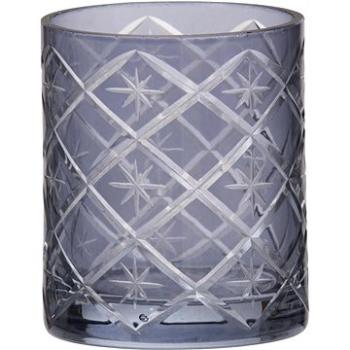 YANKEE CANDLE svícen Grey Etched Star (5038580086270)