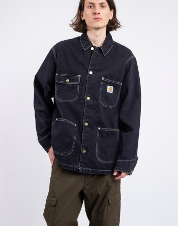 Carhartt WIP OG Chore Coat Black stone washed L