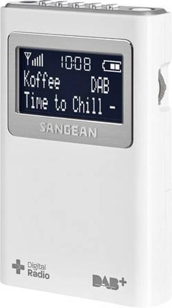 Kapesní DAB+ rádio Sangean DPR-39+, FM, bílá