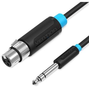 Vention 6.3mm Male to XLR Female Audio Cable 1m Black (BBEBF)