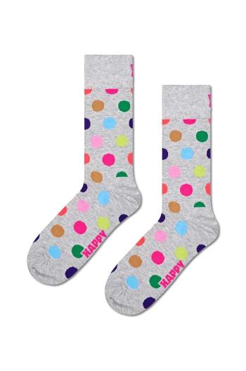 Ponožky Happy Socks Big Dot Sock šedá barva