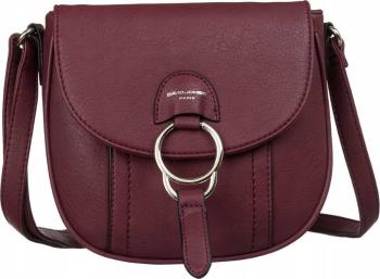 DAVID JONES VÍNOVÁ CROSSBODY KABELKA 6851-1 BORDEAUX Velikost: ONE SIZE