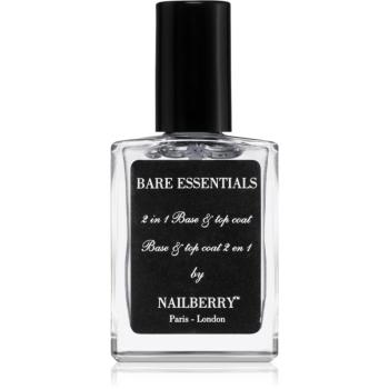 NAILBERRY Bare Essentials podkladový a vrchní lak na nehty 15 ml