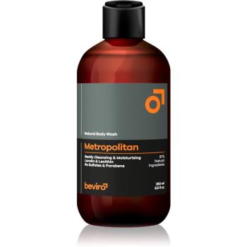 Beviro Natural Body Wash Metropolitan sprchový gel pro muže 250 ml