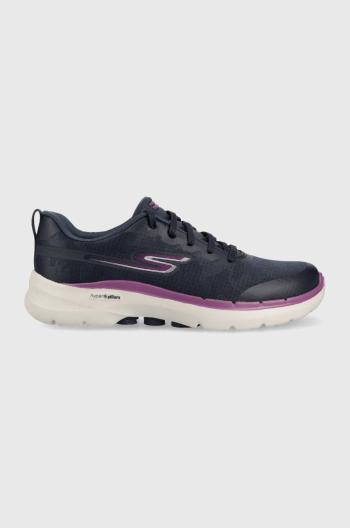 Běžecké boty Skechers GOwalk 6 tmavomodrá barva