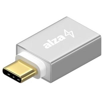 AlzaPower OTG USB-C (M) na USB-A 3.0 (F) stříbrná (APW-ADTCUA01S)
