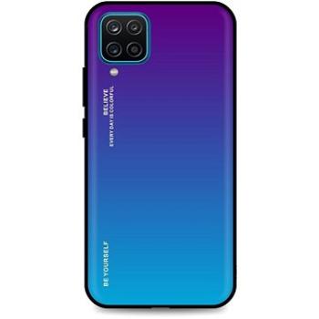 TopQ LUXURY Samsung A12 pevný duhový purpurový 55685 (Sun-55685)