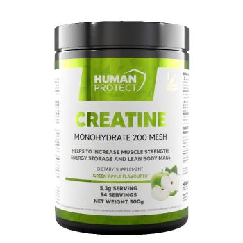 Creatine Monohydrate 200 Mesh - Human Protect 500 g Lemon