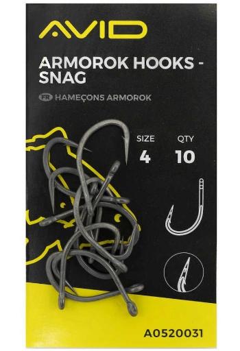 Avid carp háčky armorok hooks snag - 1