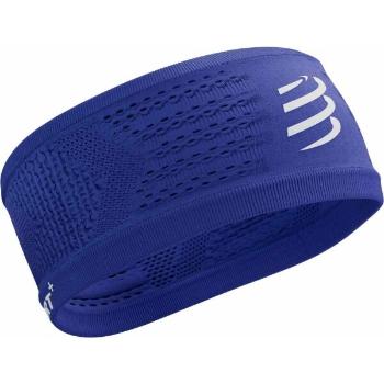 Compressport HEADBAND ON/OFF Běžecká sportovní čelenka, tmavě modrá, velikost