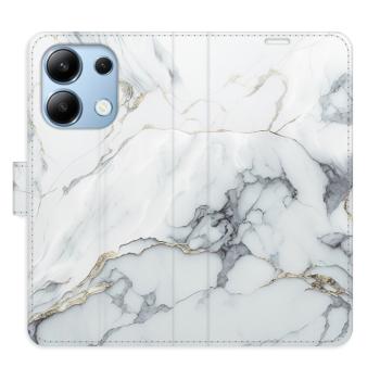 Flipové pouzdro iSaprio - SilverMarble 15 - Xiaomi Redmi Note 13