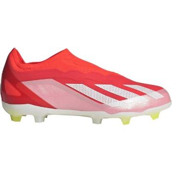 adidas X CRAZYFAST ELITE LACELESS FG J Dětské kopačky, červená, velikost 36