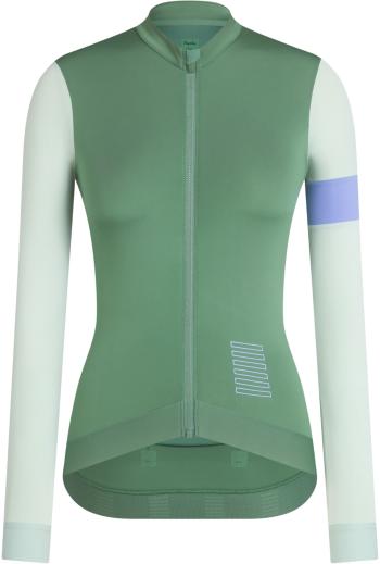 Rapha Women's Pro Team Long Sleeve Training Jersey - dark green/pale green S