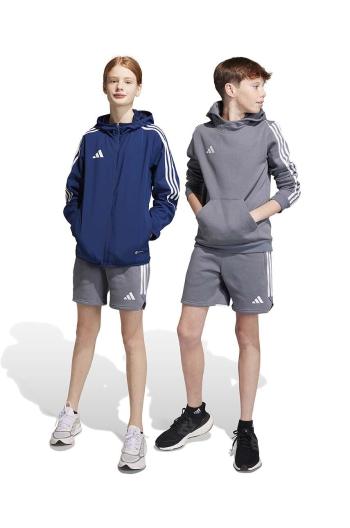 Dětské kraťasy adidas Performance TIRO23L šedá barva, nastavitelný pas