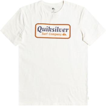 Quiksilver BORDER M TEES Pánské triko, bílá, velikost M